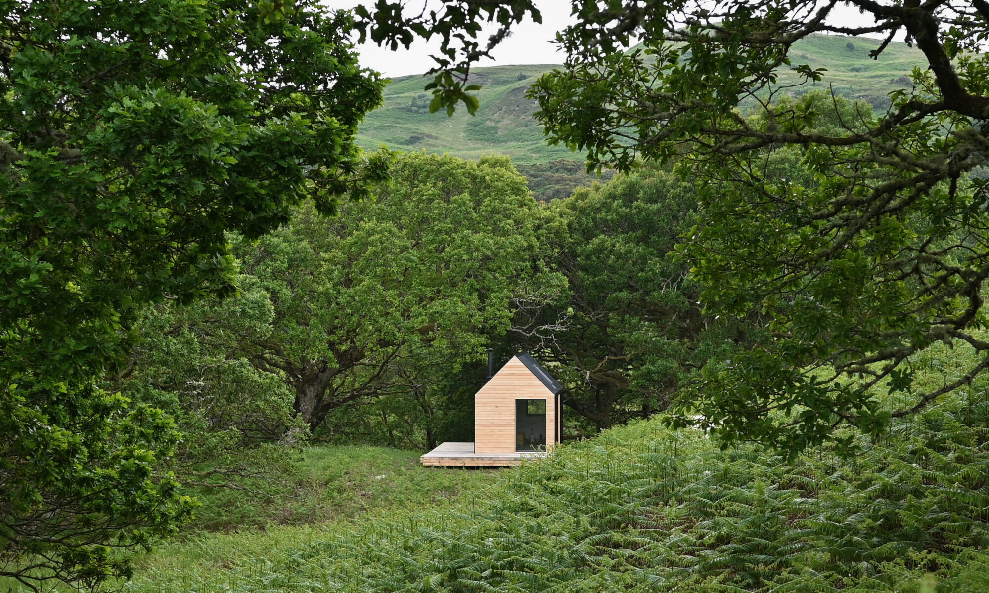 Artist Bothy in the landscape